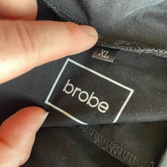 Brobe Surgery Recovery Bath Robe Size XL Black Post Op Inner Drain Pockets - Picture 4 of 6